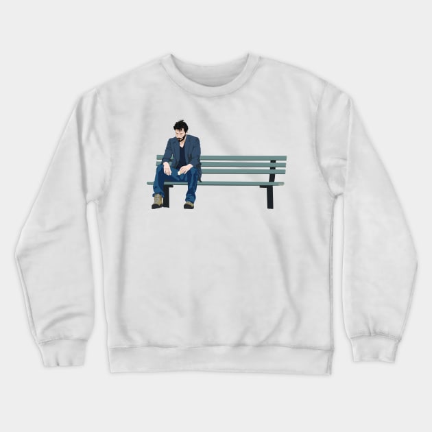Sad Keanu Crewneck Sweatshirt by FutureSpaceDesigns